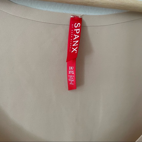 NEW Spanx Nude Tan Print Scoop Camisole Size 3X - Picture 2 of 5